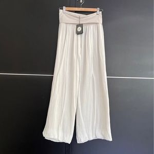 Flow pull on pants XS Beige Made in Italy